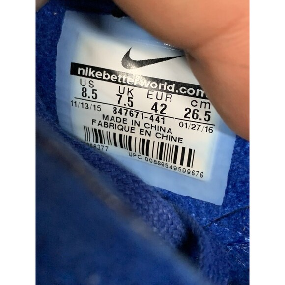 Nike Air Max 1‎ Royal Game Royal Men\'s Size 8.5 847671-441 main image 2